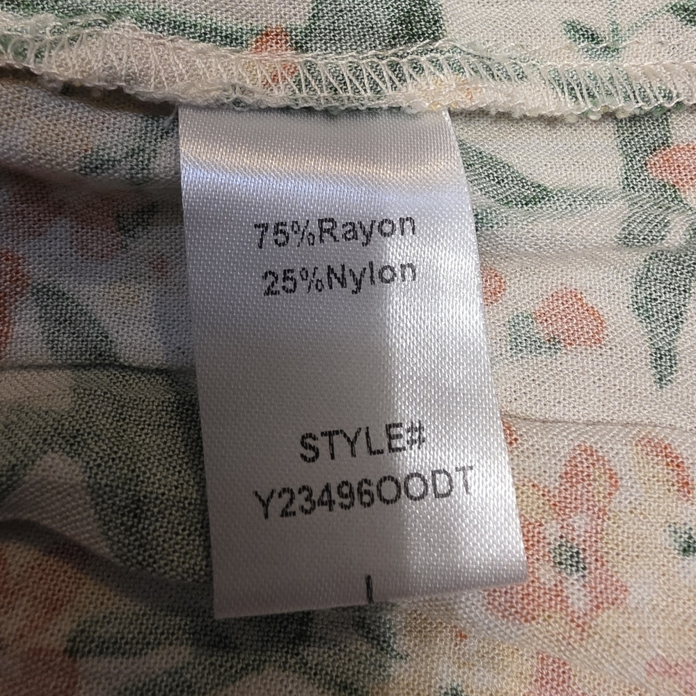 Pomander Place Bermuda Blossom Kenzo Mini Dress- L - Picture 10 of 13